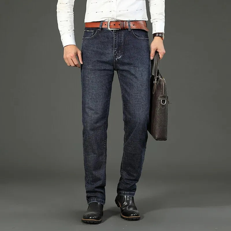 Calça Jeans EleganceCo Breezy: Casualidade Leve, Estilo Descomplicado