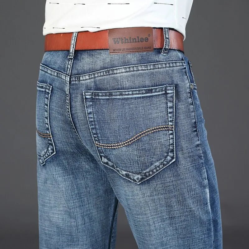 Calça Jeans EleganceCo Breezy: Casualidade Leve, Estilo Descomplicado