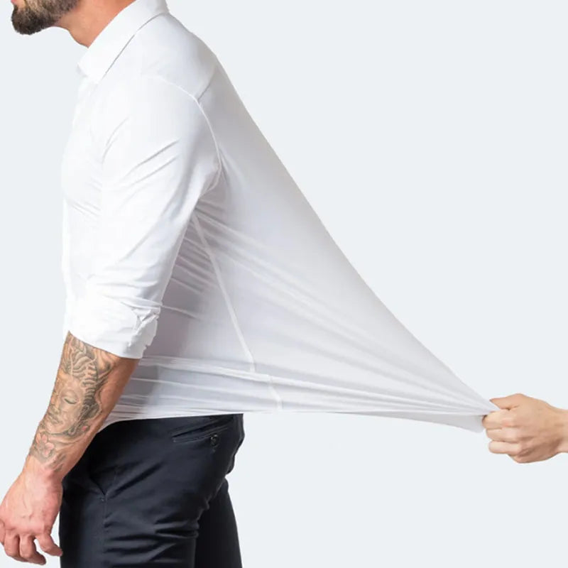 Camisa EleganceCo Flex: Sua Elegância em Movimento